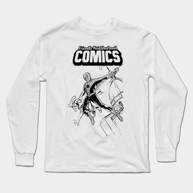 Friendly Neighborhood Comics Long Sleeve T-Shirt by nbrhdcomics